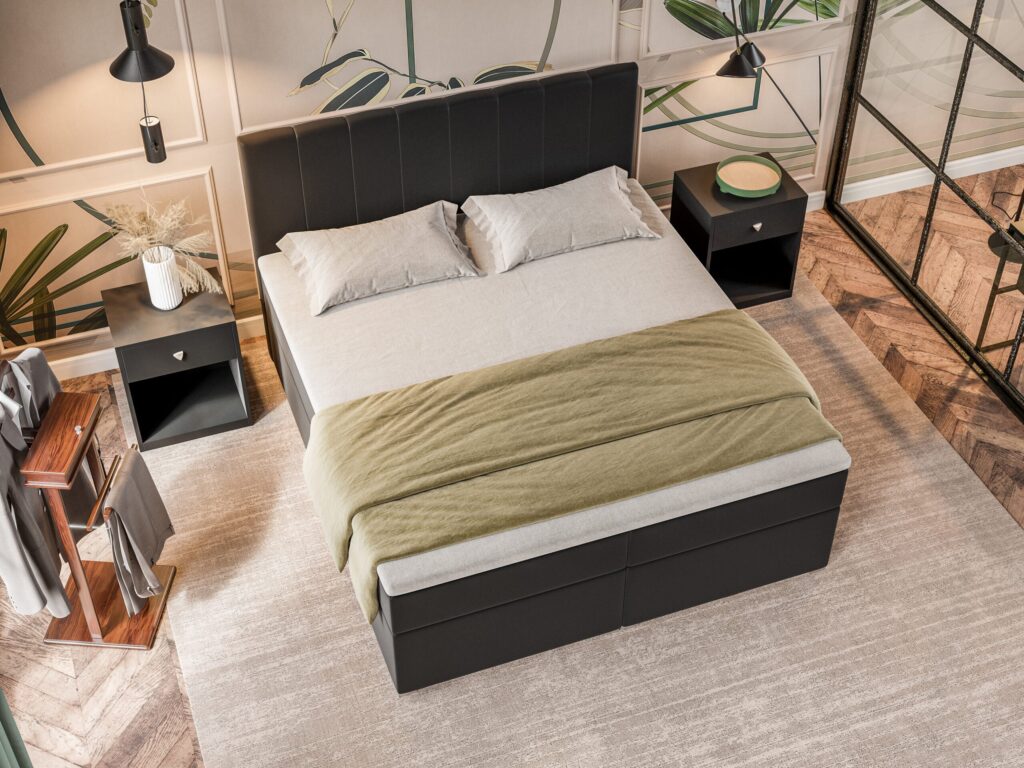 Boxspring postelja PABLO