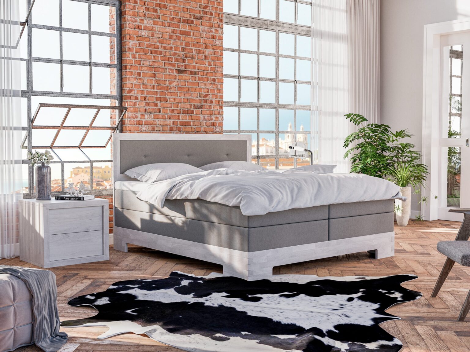 Boxspring postelja TRISTAN